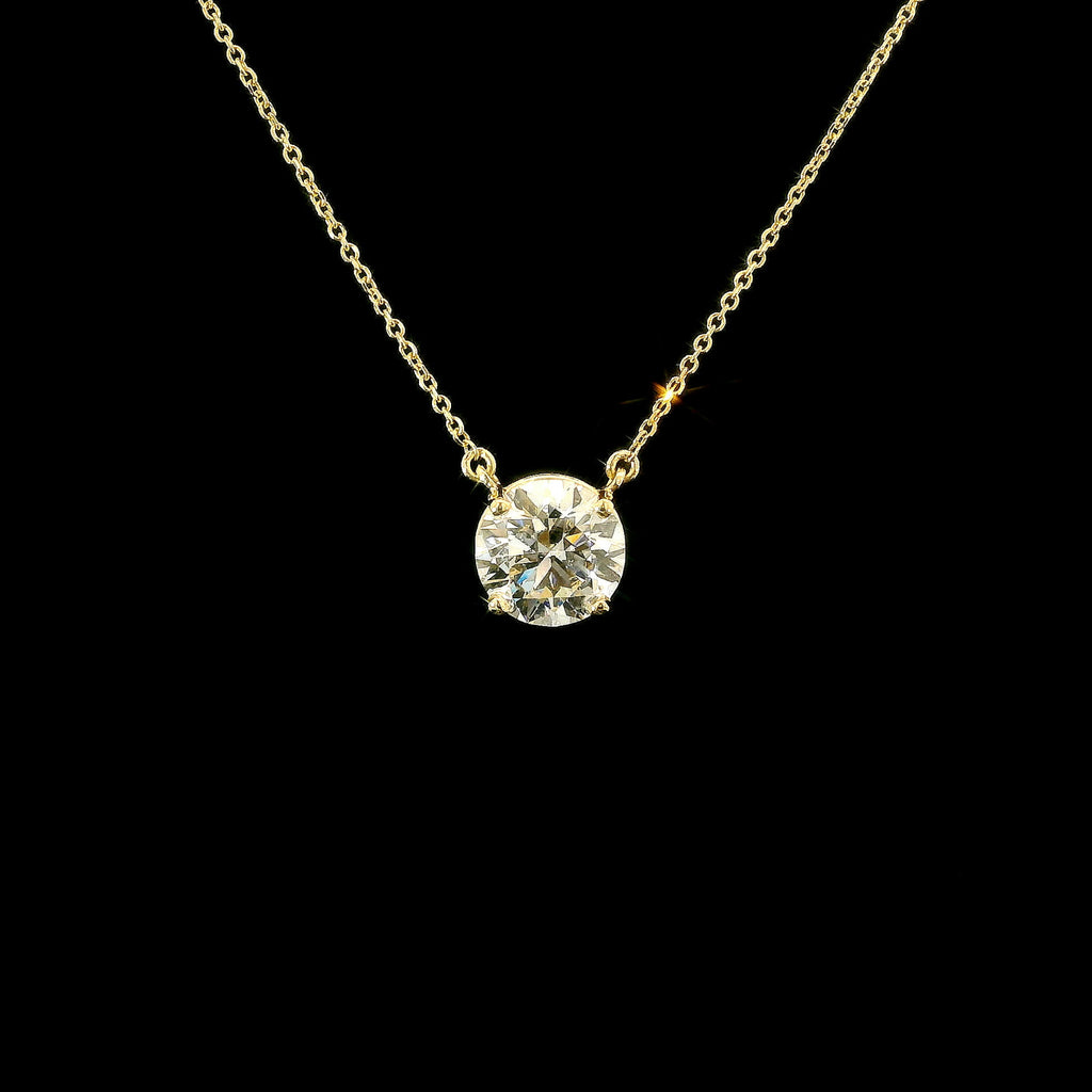 Solitaire Lab Grown Diamond Pendant