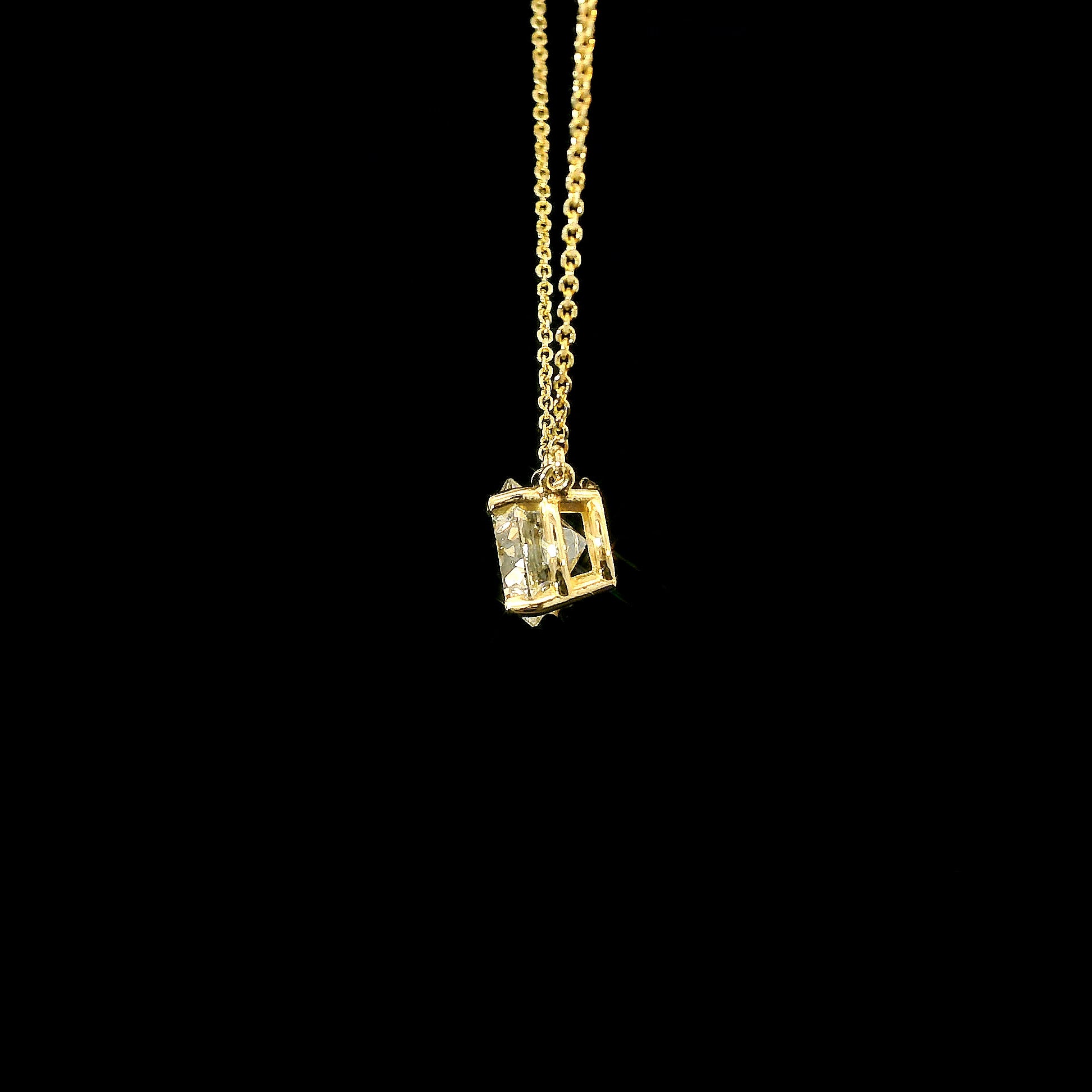 Solitaire Lab Grown Diamond Pendant